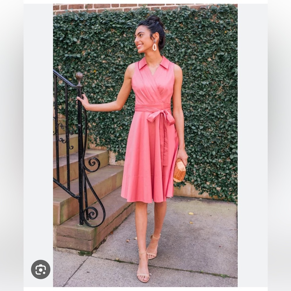 Gal Meet Glam size 8 rose wrap dress perfect condition